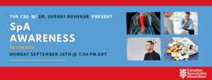 SpA Awareness Webinar Banner