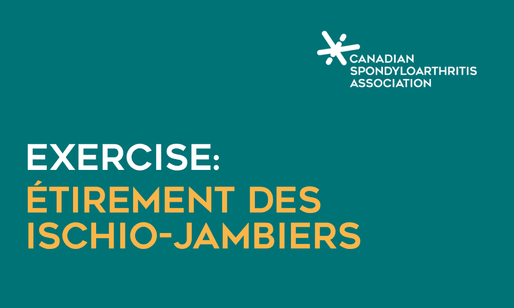Exercice:  Étirement des ischio-jambiers