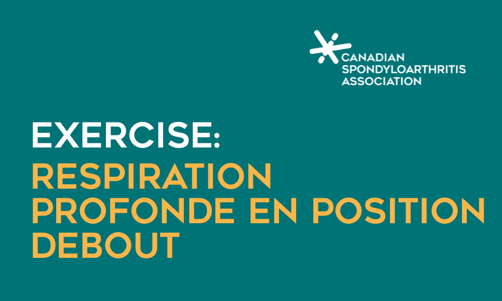 Respiration profonde en position debout