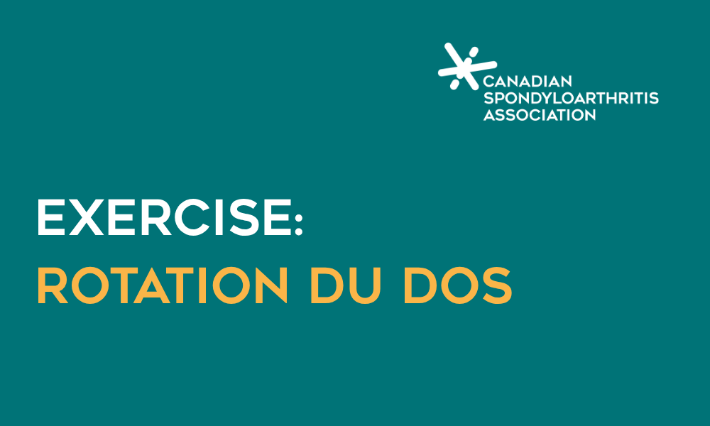 Exercice: Rotation du dos